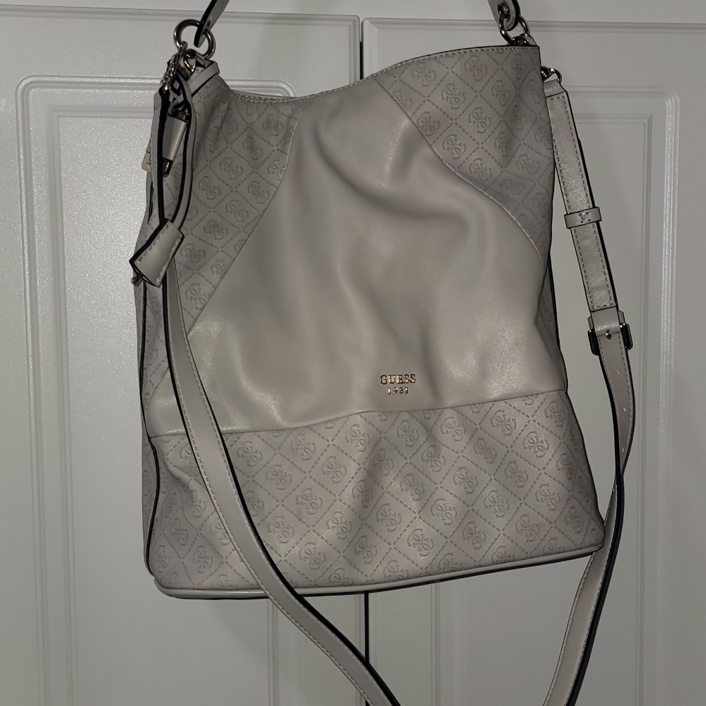 Beige Guess handbag